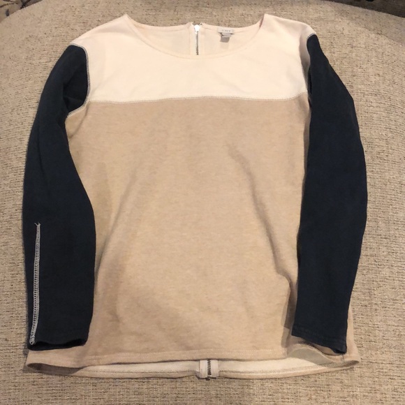 🤍 J. Crew Zip Up Blouse - Picture 3 of 5